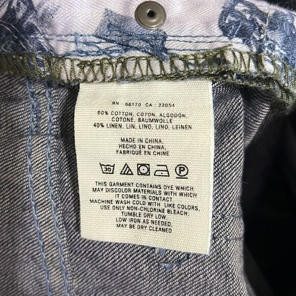 Anthropologie | Anthro Pilcro & the Letterpress Stet Art Brushstroke Print Short - Picture 7 of 7